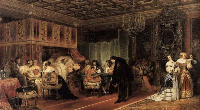 Cardinal Mazarin-s Last Sickness, Paul Delaroche